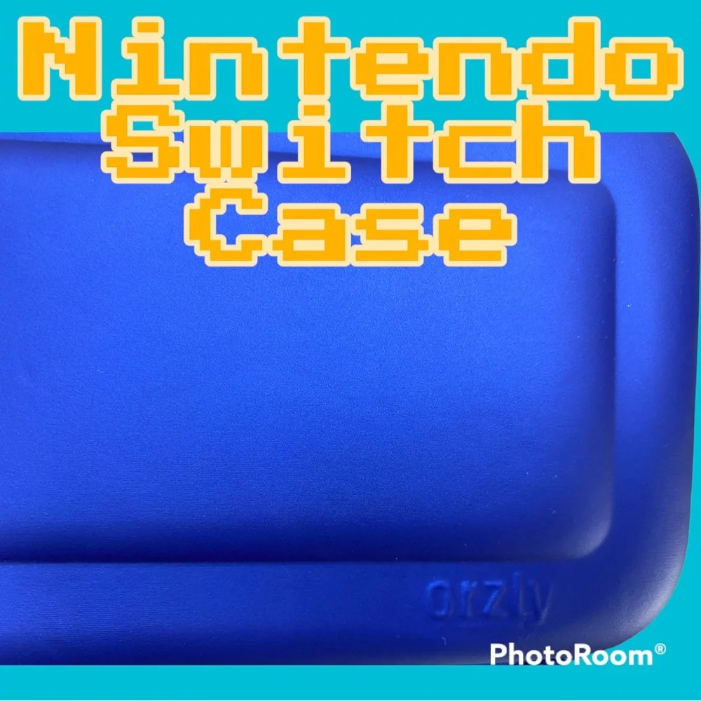 Pair of Orzly Carrying cases-Nintendo Switch Red & Blue Protective Travel Cases